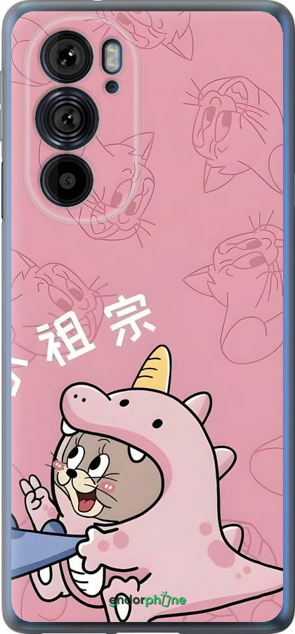 Силиконовый чехол Том и джерри 2 для Motorola Edge 30 Pro - 6359u-2826 изображение 