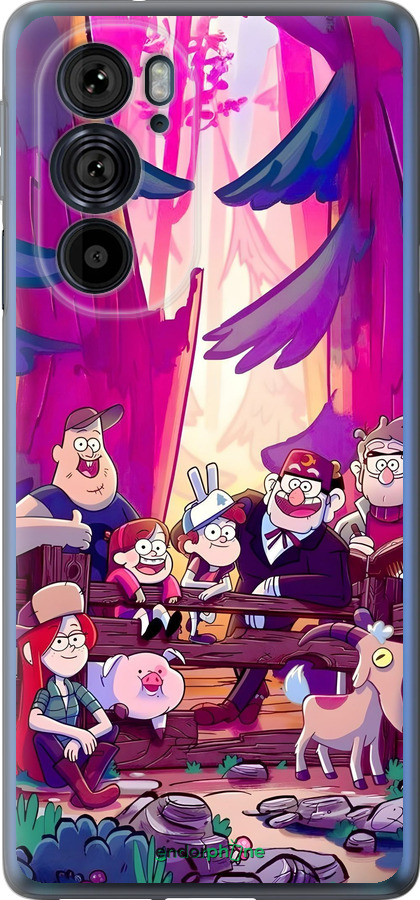 Силиконовый чехол Гравити Фолз для Motorola Edge 30 Pro - 6365u-2826 изображение 