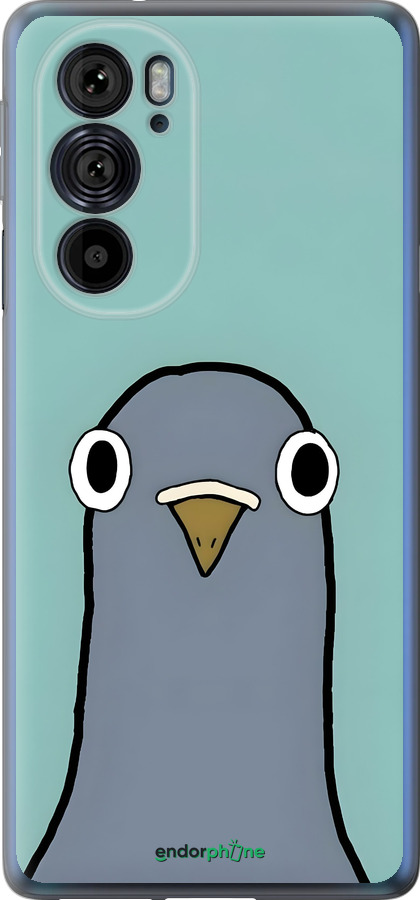 Силиконовый чехол Голубь для Motorola Edge 30 Pro - 6388u-2826 изображение 