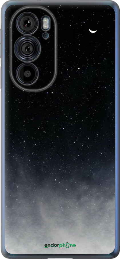 Силиконовый чехол Сині хмари, Синій місяць для Motorola Edge 30 Pro - 6396u-2826 изображение 