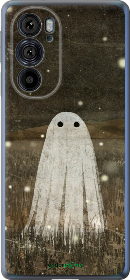Силиконовый чехол Привидение и светлячки для Motorola Edge 30 Pro - 6406u-2826 изображение 