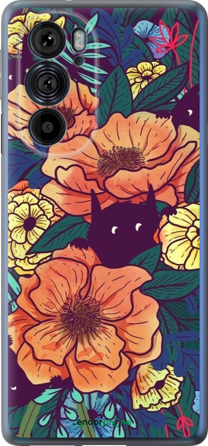 Силиконовый чехол С изображением полевых цветов для Motorola Edge 30 Pro - 6419u-2826 изображение 