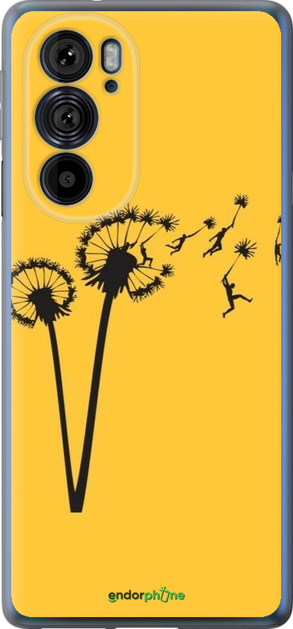 Силиконовый чехол Минимализм одуванчики для Motorola Edge 30 Pro - 6449u-2826 изображение 