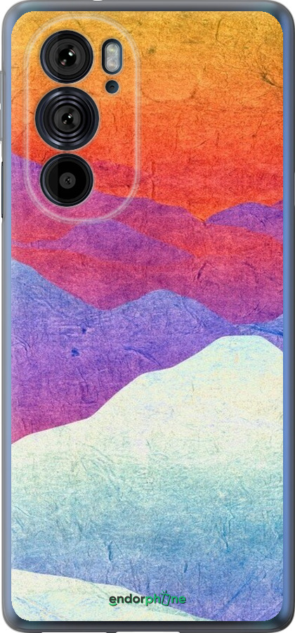 Силиконовый чехол Горный закат для Motorola Edge 30 Pro - 6479u-2826 изображение 