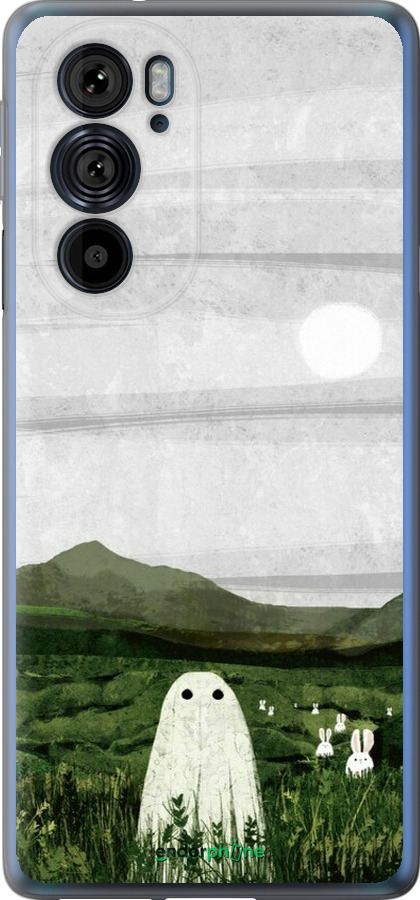 Силиконовый чехол Привидение для Motorola Edge 30 Pro - 6492u-2826 изображение 