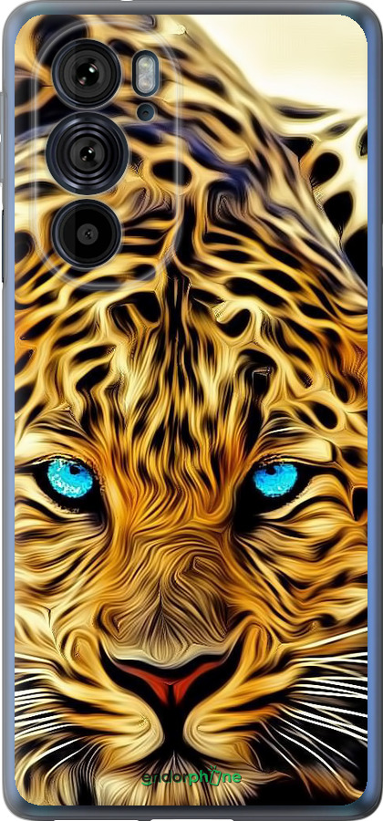 Силиконовый чехол Леопард для Motorola Edge 30 Pro - 6611u-2826 изображение 