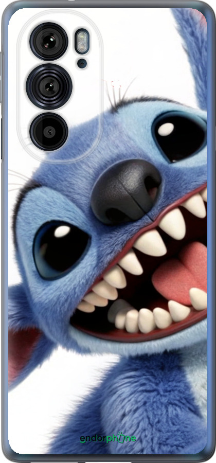 Силиконовый чехол Стич для Motorola Edge 30 Pro - 6684u-2826 изображение 