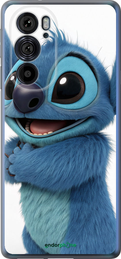 Силиконовый чехол Стич 1 для Motorola Edge 30 Pro - 6686u-2826 изображение 