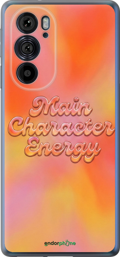 Силиконовый чехол Aura Gradient Main Character Energy Aesthetic Y2K для Motorola Edge 30 Pro - 6783u-2826 изображение 