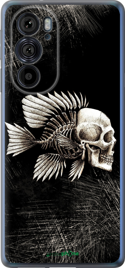 Силиконовый чехол Рыбо-человек для Motorola Edge 30 Pro - 683u-2826 изображение 