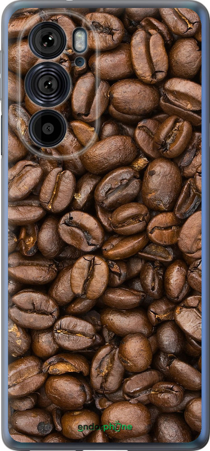 Силиконовый чехол Зёрна кофе для Motorola Edge 30 Pro - 783u-2826 изображение 