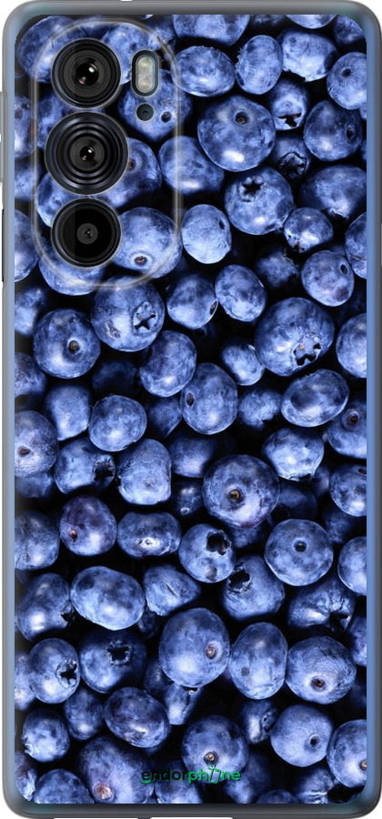Силиконовый чехол Черника для Motorola Edge 30 Pro - 851u-2826 изображение 