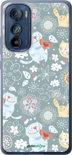 Силиконовый чехол Котята v3 для Motorola Edge 30 - 1223u-2840 изображение 