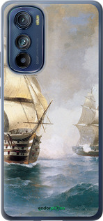 Силиконовый чехол Айвазовский. Корабли для Motorola Edge 30 - 160u-2840 изображение 