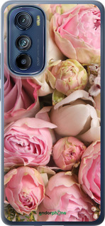 Силиконовый чехол Розы v2 для Motorola Edge 30 - 2320u-2840 изображение 