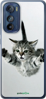 Силіконовий чехол Літаюче кошеня для Motorola Edge 30 - 2322u-2840 изображение 