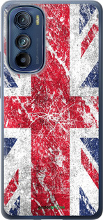 Силиконовый чехол Флаг Великобритании 1 для Motorola Edge 30 - 386u-2840 изображение 