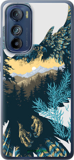 Силиконовый чехол Арт-орел на фоне природы для Motorola Edge 30 - 3983u-2840 изображение 