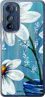 Силиконовый чехол Красивые арт-ромашки для Motorola Edge 30 - 4031u-2840 изображение 