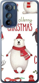 Силиконовый чехол Merry Christmas для Motorola Edge 30 - 4106u-2840 изображение 