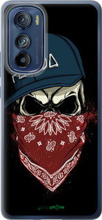 Силиконовый чехол Череп в кепке для Motorola Edge 30 - 4127u-2840 изображение 