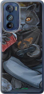 Силіконовий чехол gamer cat для Motorola Edge 30 - 4140u-2840 изображение 