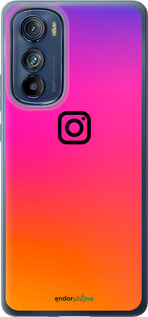 Силиконовый чехол Instagram для Motorola Edge 30 - 4273u-2840 изображение 