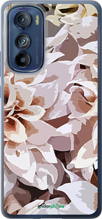 Силиконовый чехол пионы акварелью для Motorola Edge 30 - 4376u-2840 изображение 