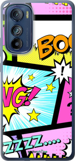 Силиконовый чехол Комикс 1 для Motorola Edge 30 - 4407u-2840 изображение 