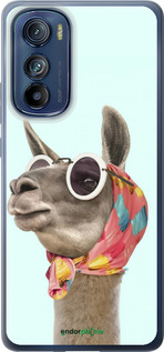Силиконовый чехол Модная лама для Motorola Edge 30 - 4479u-2840 изображение 