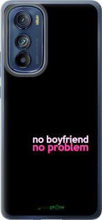 Силиконовый чехол no boyfriend no problem для Motorola Edge 30 - 4549u-2840 изображение 