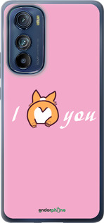 Силиконовый чехол Люблю1 для Motorola Edge 30 - 4587u-2840 изображение 