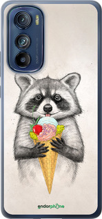 Силиконовый чехол Енотик с мороженым для Motorola Edge 30 - 4602u-2840 изображение 