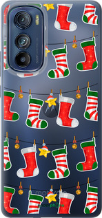 Силиконовый чехол Новогодний 9 для Motorola Edge 30 - 4622u-2840 изображение 