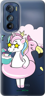 Силиконовый чехол Crown Unicorn для Motorola Edge 30 - 4660u-2840 изображение 