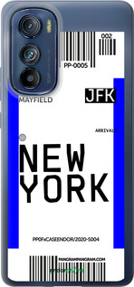 Силиконовый чехол New York для Motorola Edge 30 - 4861u-2840 изображение 