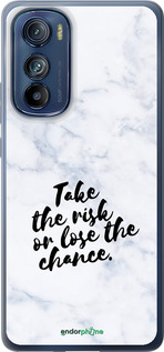 Силиконовый чехол Рискнуть или потерять шанс для Motorola Edge 30 - 4866u-2840 изображение 