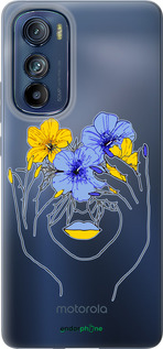 Силиконовый чехол Девушка v4 для Motorola Edge 30 - 5276u-2840 изображение 