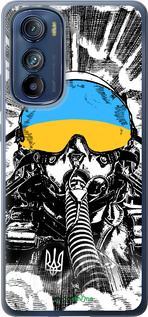 Силиконовый чехол Призрак Киева v3 для Motorola Edge 30 - 5307u-2840 изображение 