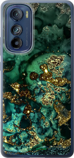 Силиконовый чехол Мрамор золото богатство для Motorola Edge 30 - 5419u-2840 изображение 