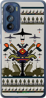 Силиконовый чехол Вышиванка UA для Motorola Edge 30 - 5446u-2840 изображение 