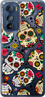 Силиконовый чехол Черепа для Motorola Edge 30 - 5471u-2840 изображение 