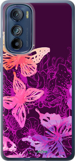 Силиконовый чехол Бабочки v2 для Motorola Edge 30 - 5475u-2840 изображение 