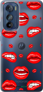 Силиконовый чехол Губы v3 для Motorola Edge 30 - 5477u-2840 изображение 