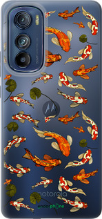 Силиконовый чехол Рыбы Кои для Motorola Edge 30 - 5535u-2840 изображение 
