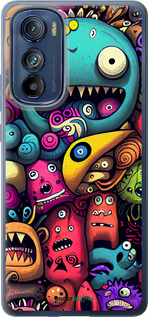 Силиконовый чехол Cмешные монстры для Motorola Edge 30 - 5549u-2840 изображение 