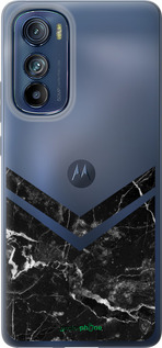 Силиконовый чехол Мраморный шеврон для Motorola Edge 30 - 5570u-2840 изображение 