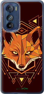 Силиконовый чехол Лиса геометрия для Motorola Edge 30 - 5607u-2840 изображение 