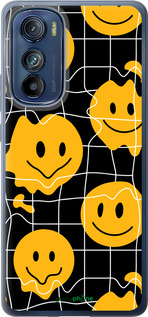 Силиконовый чехол Смайлы v3 для Motorola Edge 30 - 5623u-2840 изображение 