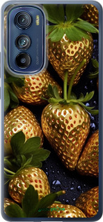 Силиконовый чехол Золотая клубника для Motorola Edge 30 - 5637u-2840 изображение 
